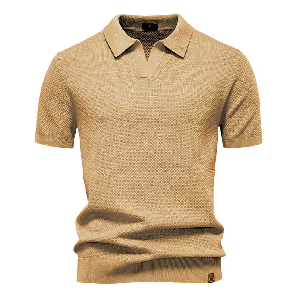 LAURENT MONACO | POLO EN MAILLE TEXTURÉE POUR HOMME