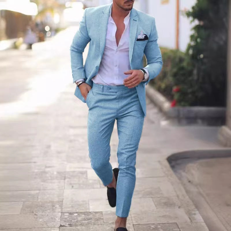 LAURENT MONACO | COSTUME EN LIN D'ÉTÉ POUR HOMMES