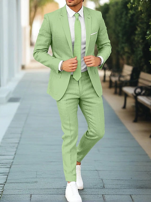 LAURENT MONACO | COSTUME EN LIN D'ÉTÉ POUR HOMMES
