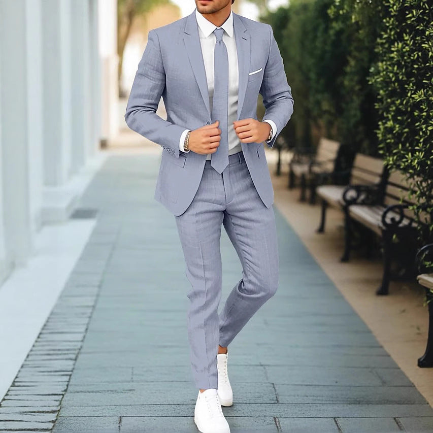LAURENT MONACO | COSTUME EN LIN D'ÉTÉ POUR HOMMES