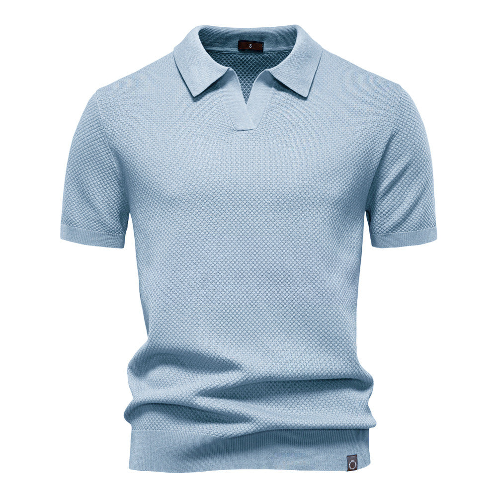 LAURENT MONACO | POLO EN MAILLE TEXTURÉE POUR HOMME