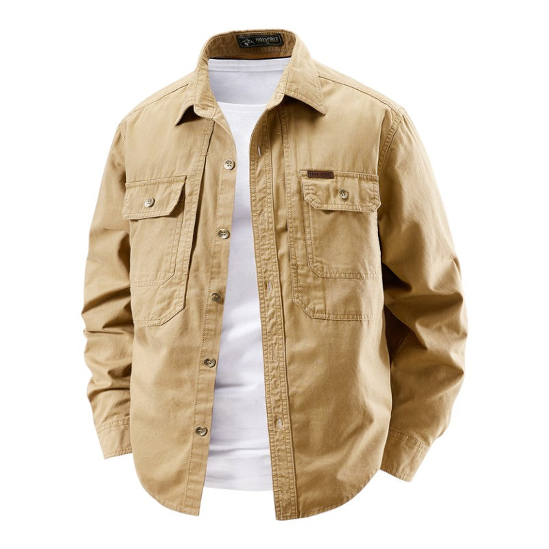 MATTEO | CAMISA UTILITARIA DE MANGA LARGA PARA HOMBRE