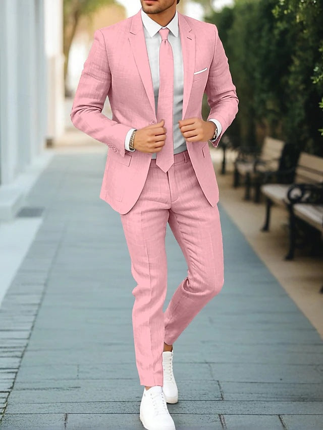 LAURENT MONACO | COSTUME EN LIN D'ÉTÉ POUR HOMMES
