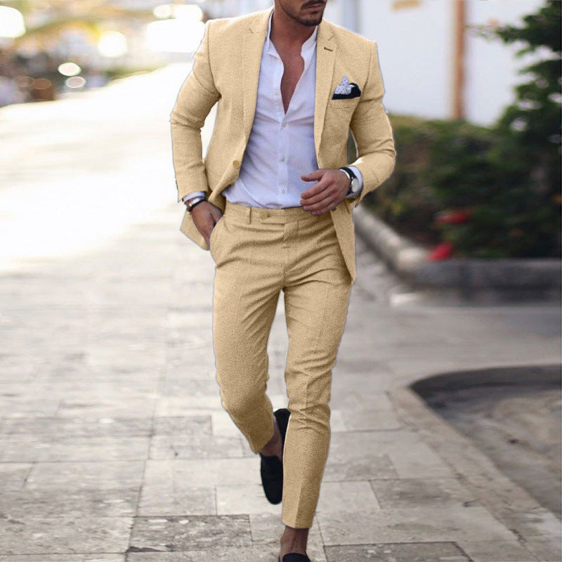 LAURENT MONACO | COSTUME EN LIN D'ÉTÉ POUR HOMMES