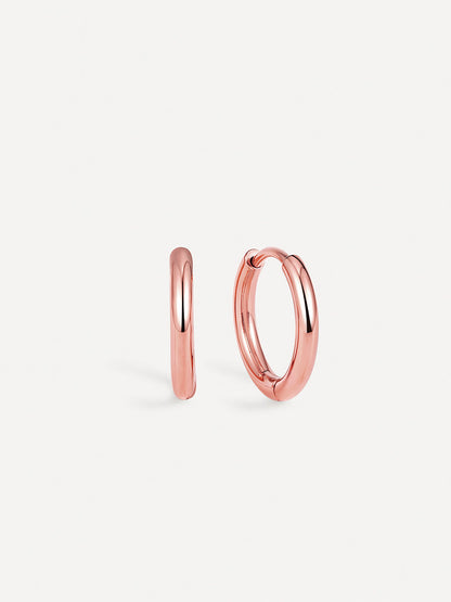Lucía | Aretes de aro minimalistas