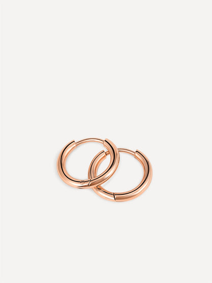 Lucía | Aretes de aro minimalistas
