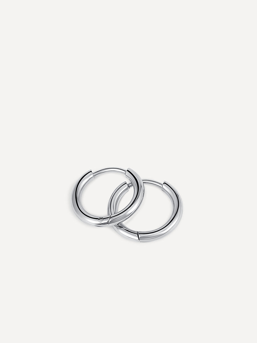 Lucía | Aretes de aro minimalistas