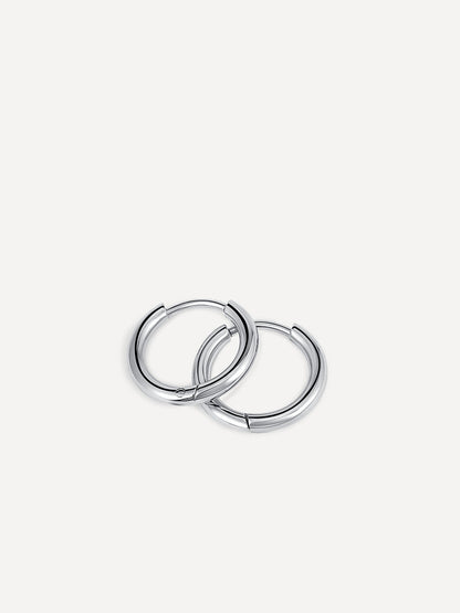 Lucía | Aretes de aro minimalistas