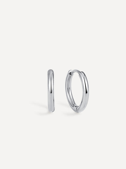 Lucía | Aretes de aro minimalistas