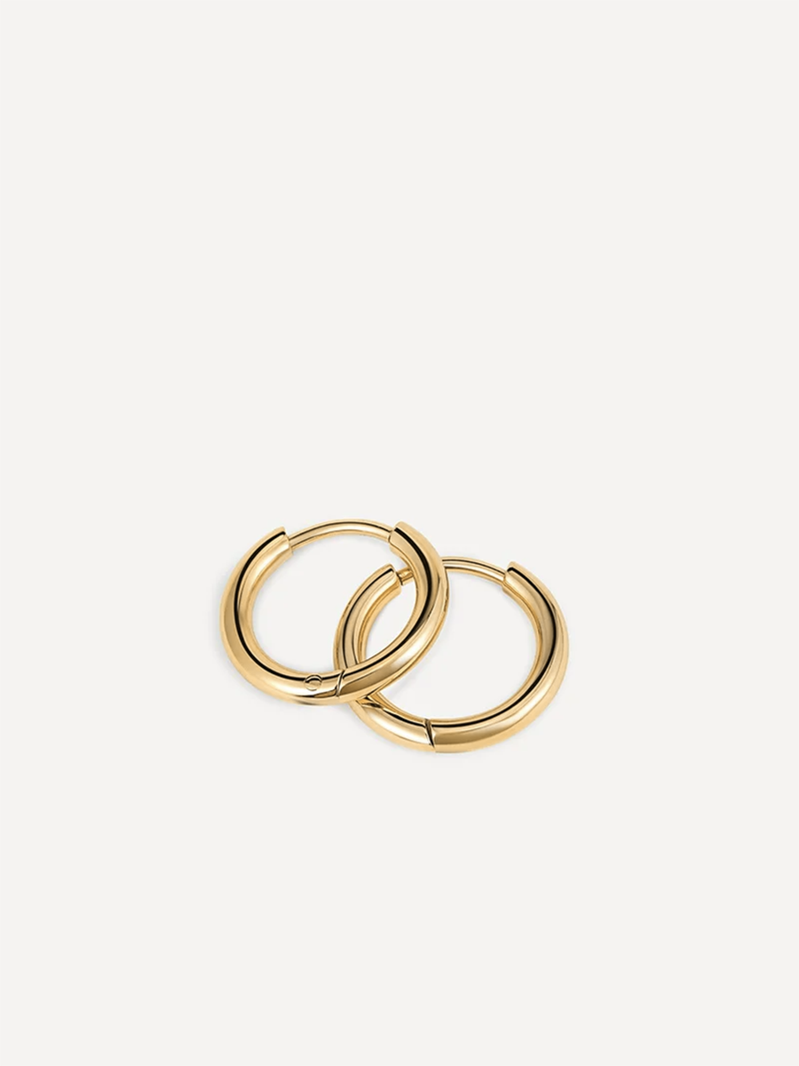 Lucía | Aretes de aro minimalistas