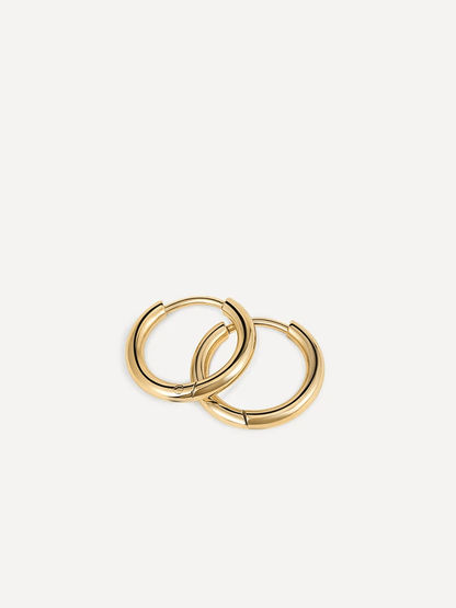 Lucía | Aretes de aro minimalistas