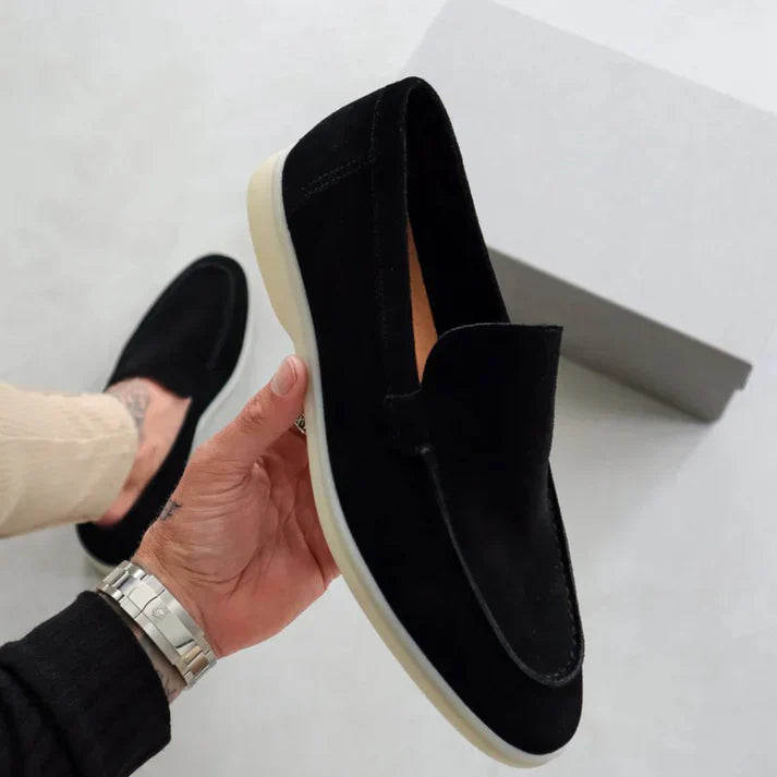 LAURENT MONACO | MOCASSINS CLASSIQUES EN DAIM POUR HOMME