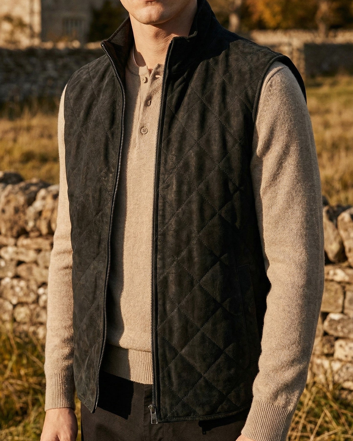 LAURENT MONACO | GILET MATELASSÉ POUR HOMMES