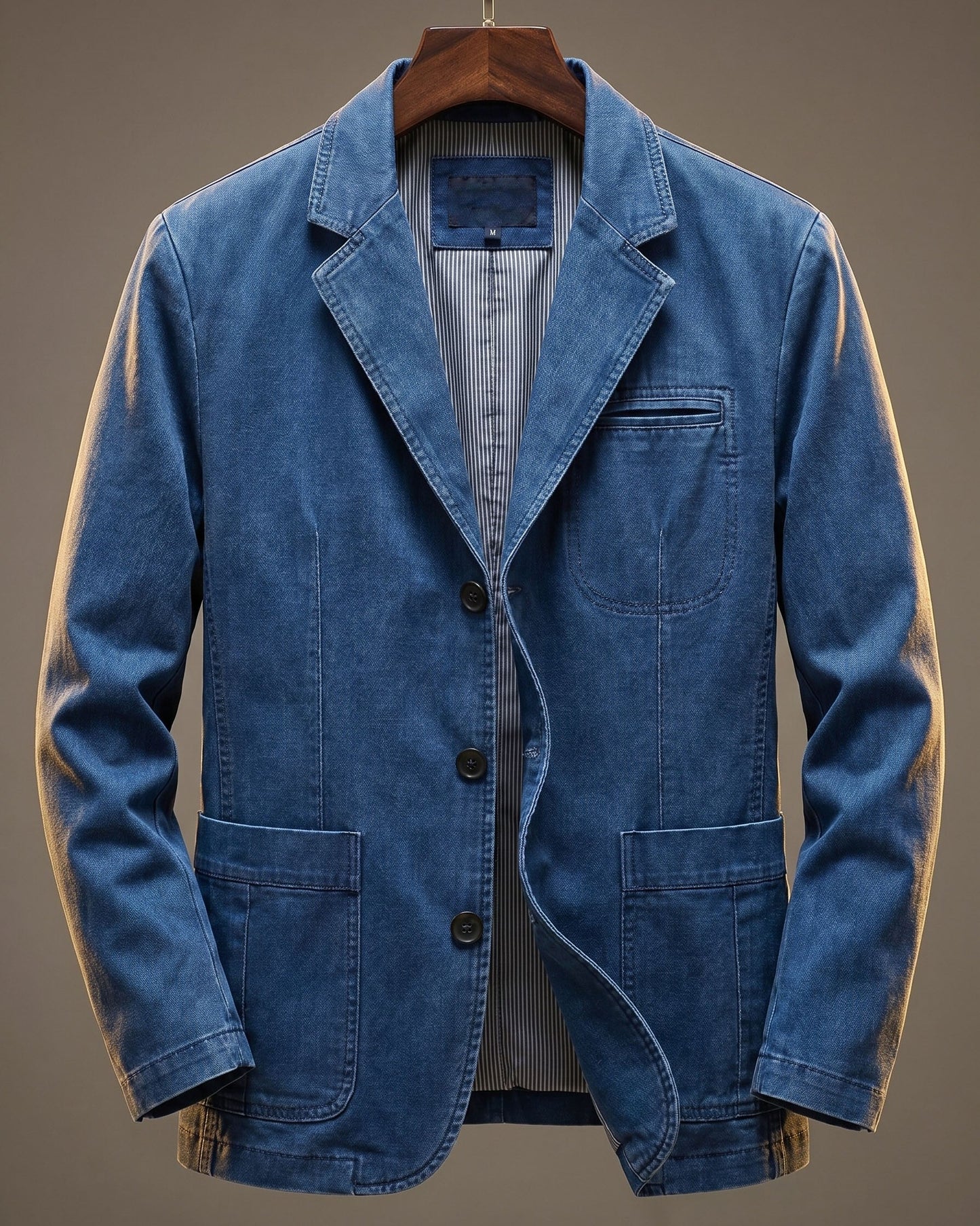 LAURENT MONACO | CHEMISE EN DENIM ÉPAIS POUR HOMMES
