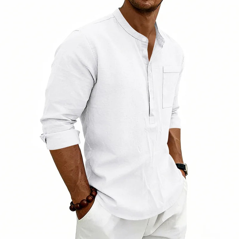 LAURENT MONACO | CHEMISE D'ÉTÉ CLASSIQUE POUR HOMMES