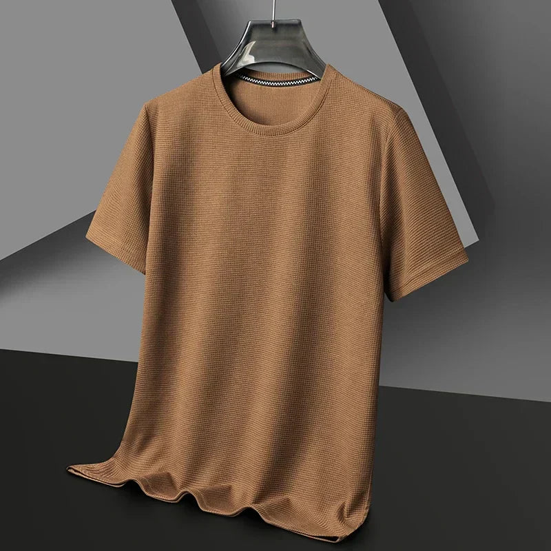 LAURENT MONACO | T-SHIRT GAUFRÉ POUR HOMMES