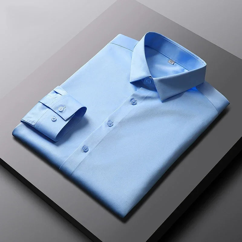 LAURENT MONACO | CHEMISE FORMELLE À MANCHES LONGUES POUR HOMMES