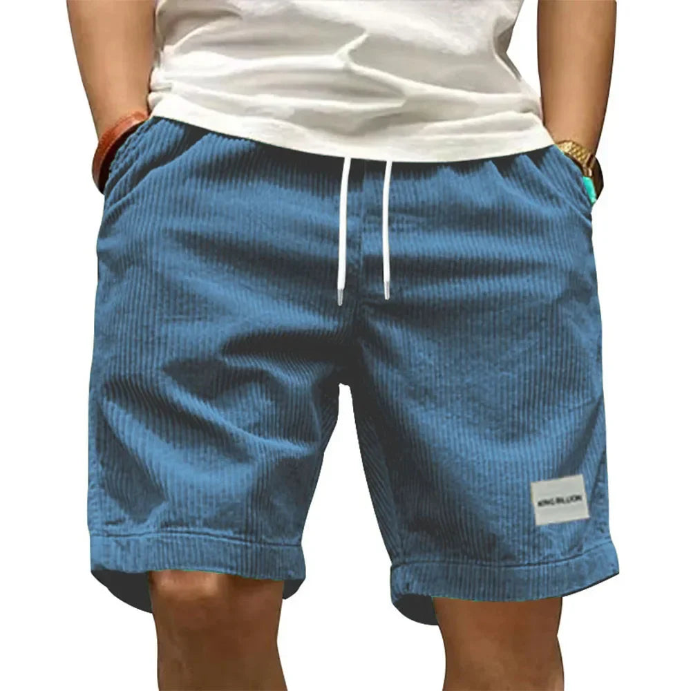 LAURENT MONACO | SHORTS CARGO EN CORDUROY POUR HOMMES