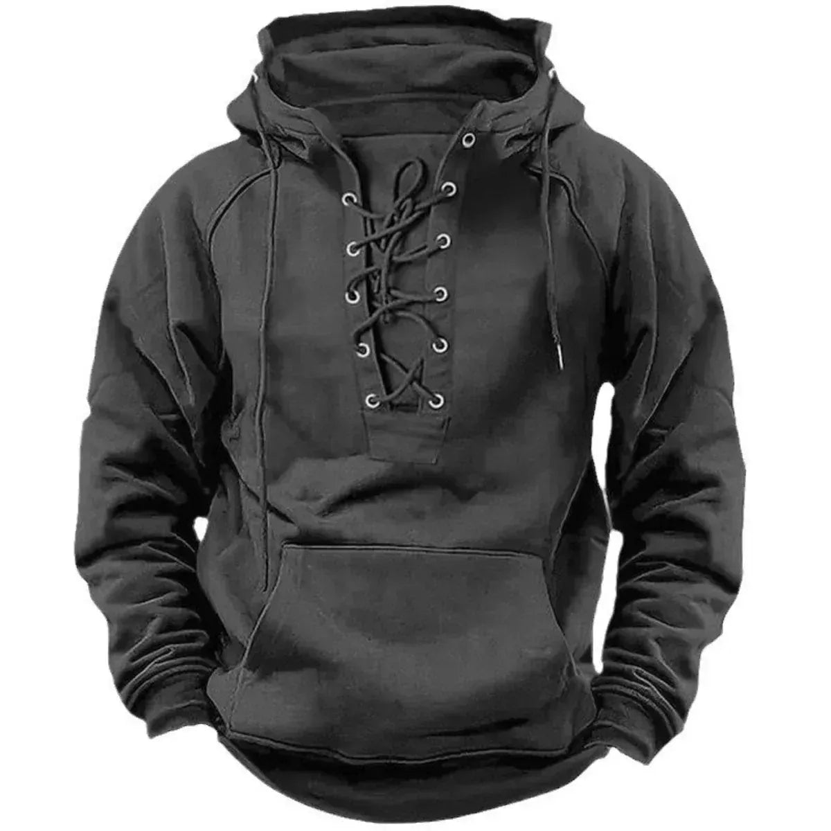 LAURENT MONACO | SWEAT À CAPUCHE VIKING À LACETS POUR HOMME