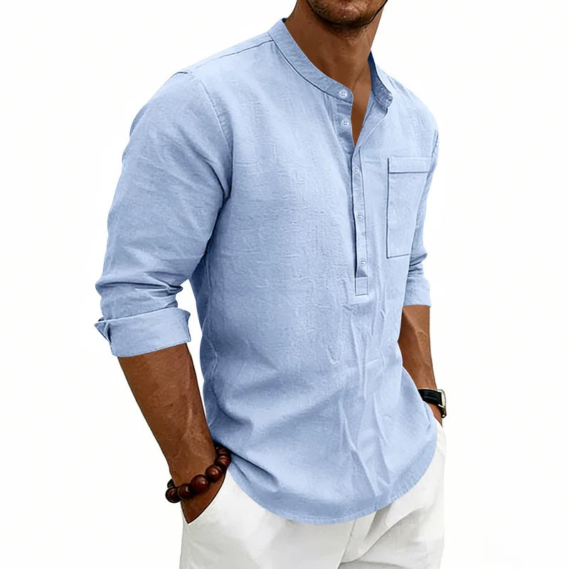LAURENT MONACO | CHEMISE D'ÉTÉ CLASSIQUE POUR HOMMES
