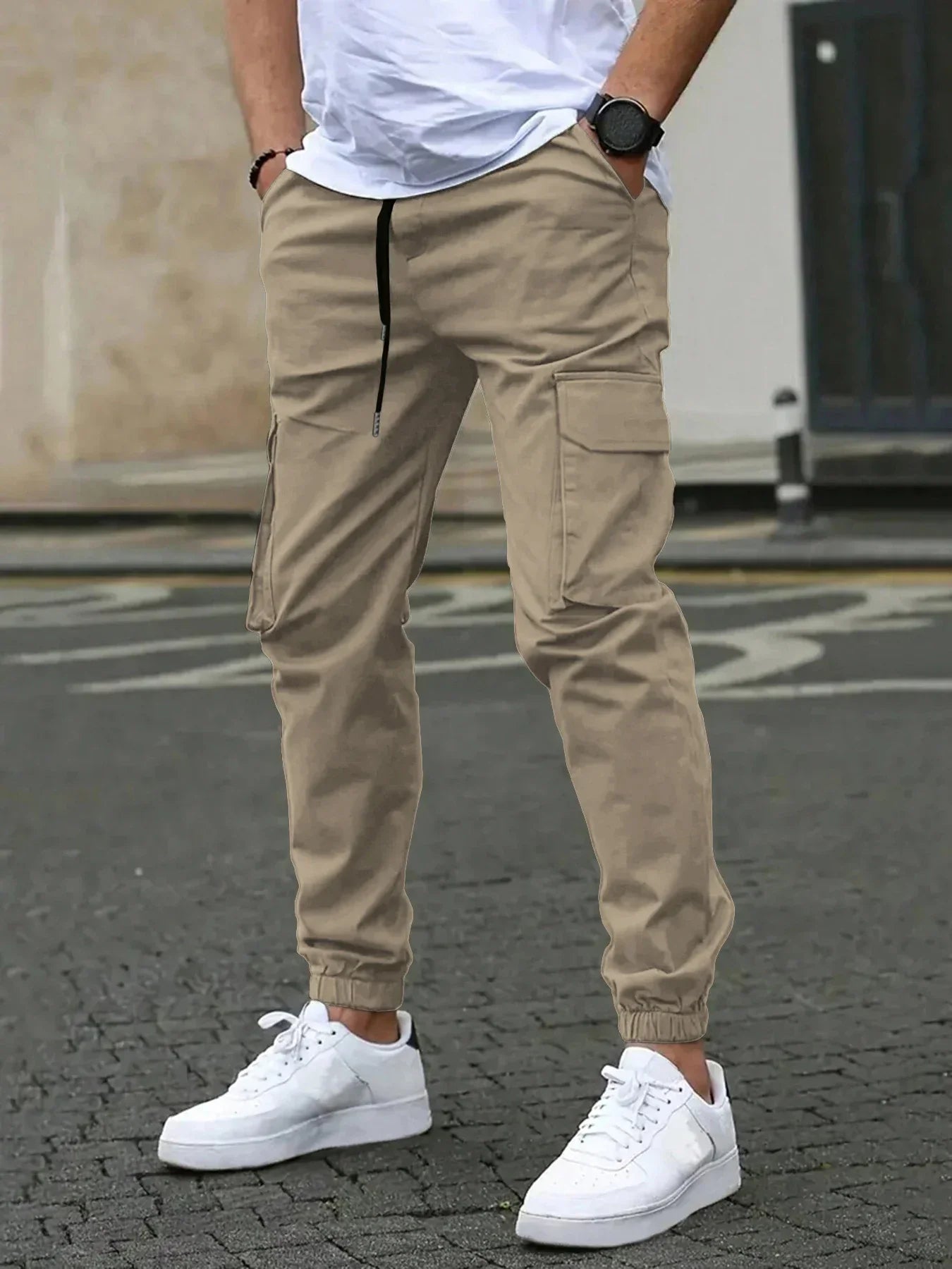 LAURENT MONACO | PANTALONS CARGO SLIM POUR HOMMES