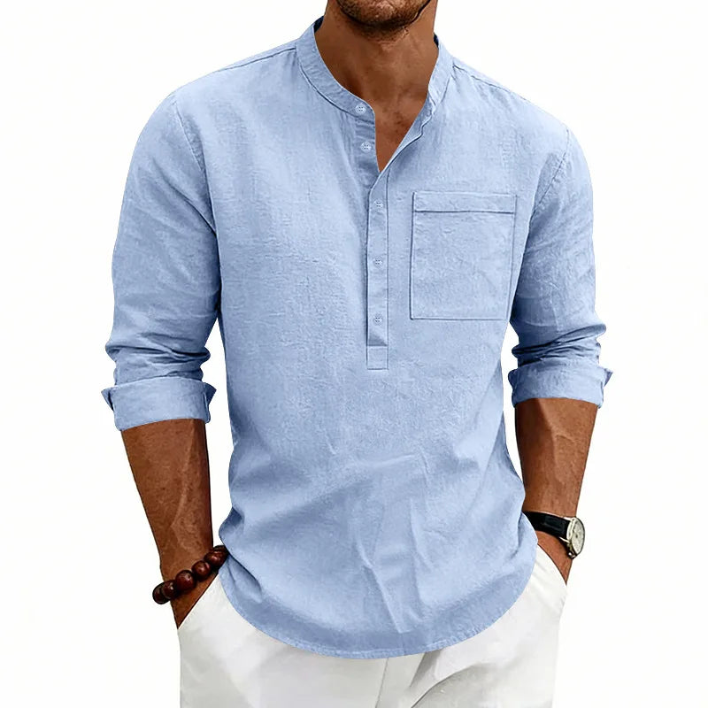 LAURENT MONACO | CHEMISE D'ÉTÉ CLASSIQUE POUR HOMMES