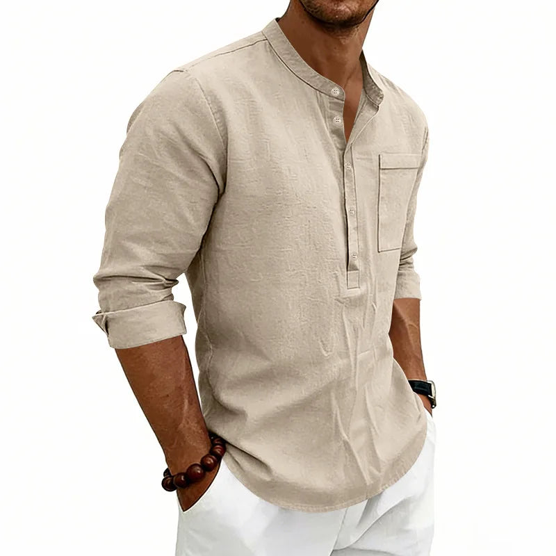 LAURENT MONACO | CHEMISE D'ÉTÉ CLASSIQUE POUR HOMMES