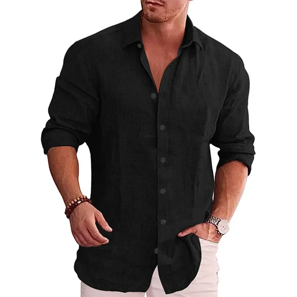 LAURENT MONACO | CHEMISE À MANCHES LONGUES MODERNE POUR HOMMES