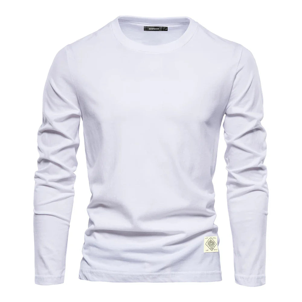 LAURENT MONACO | T-SHIRT ÉLÉGANT À MANCHES LONGUES POUR HOMMES