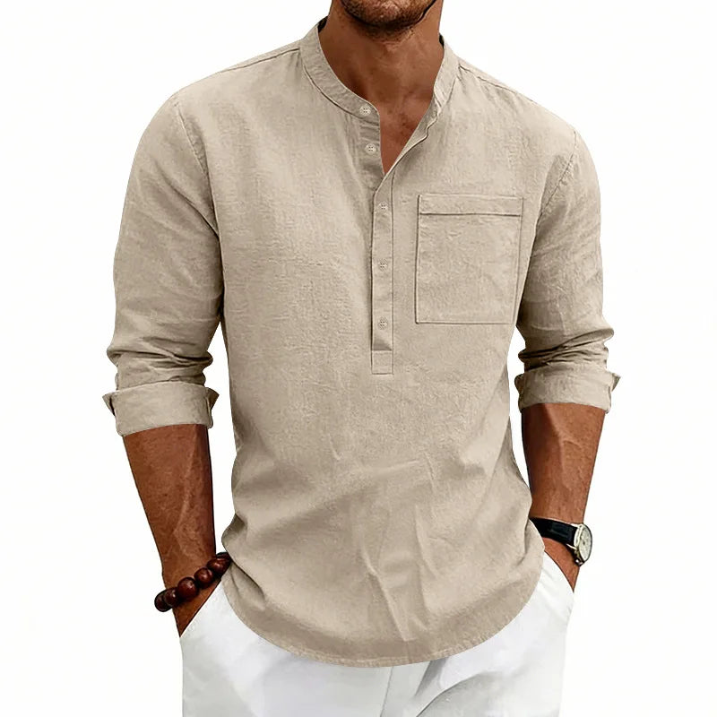 LAURENT MONACO | CHEMISE D'ÉTÉ CLASSIQUE POUR HOMMES