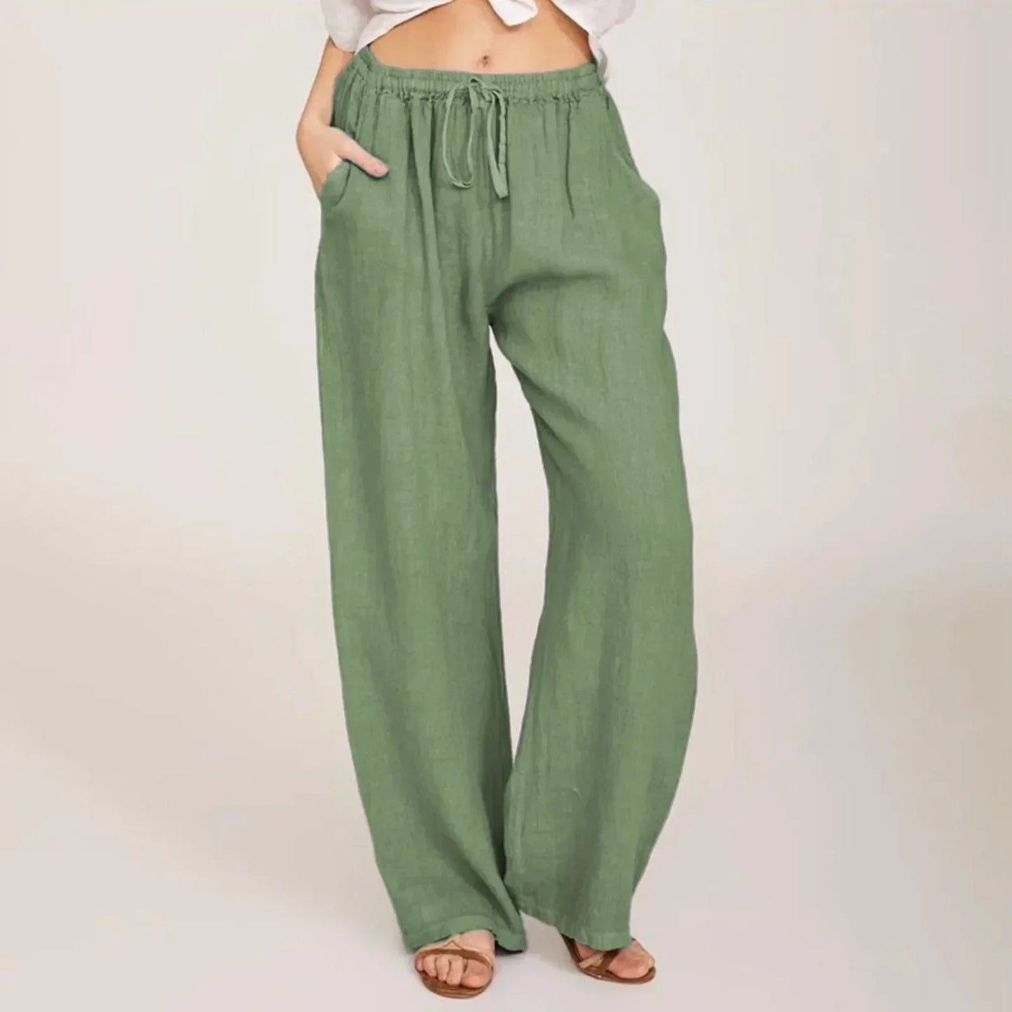 Zara | Pantalones Anchos Sin Esfuerzo