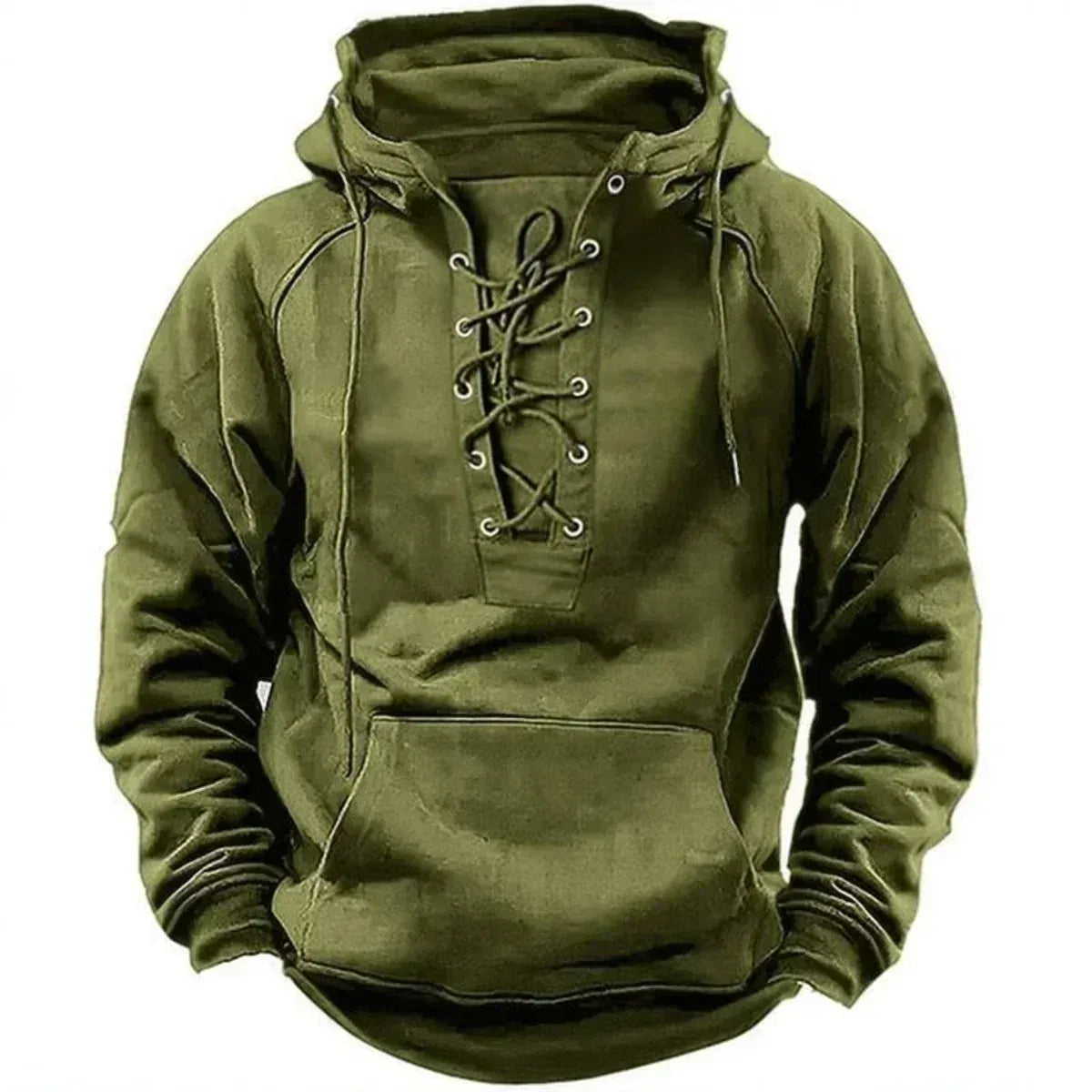 LAURENT MONACO | SWEAT À CAPUCHE VIKING À LACETS POUR HOMME