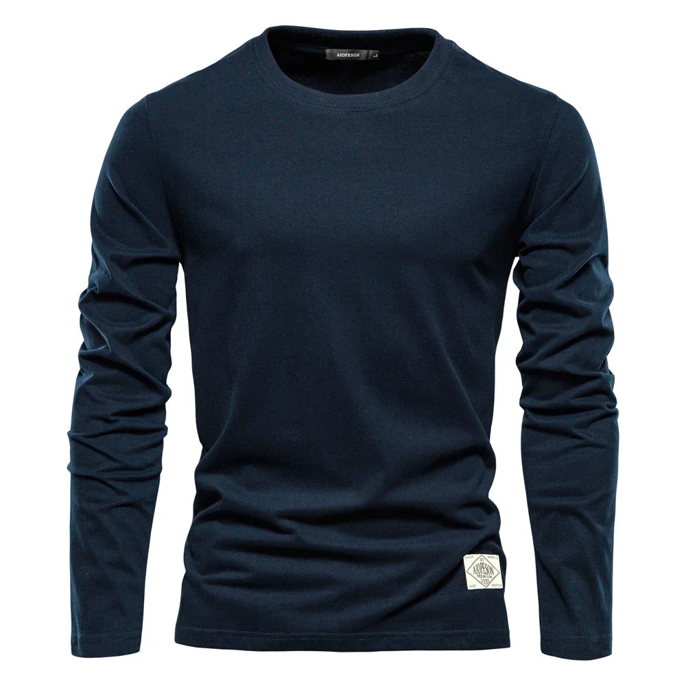 LAURENT MONACO | T-SHIRT ÉLÉGANT À MANCHES LONGUES POUR HOMMES