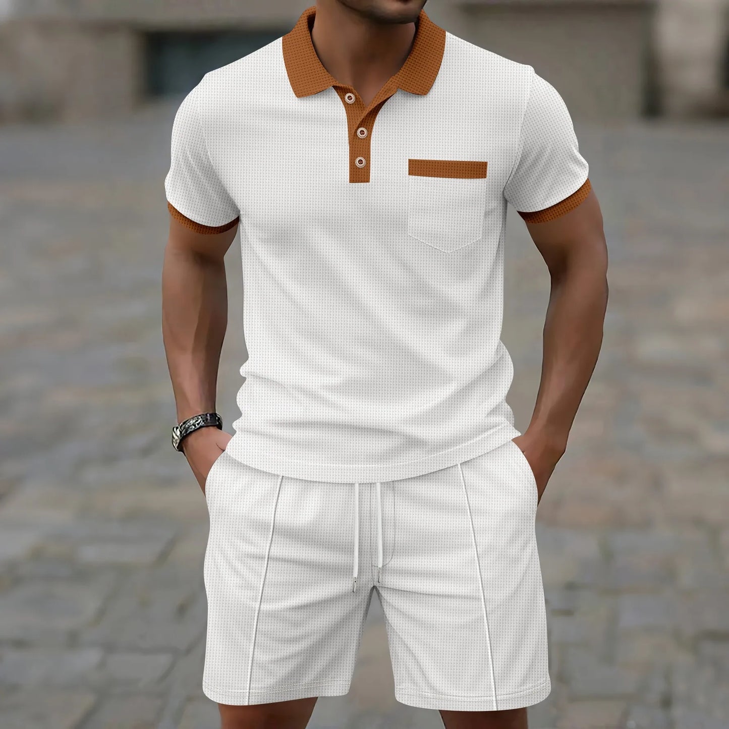 LAURENT MONACO | ENSEMBLE POLO CLASSIQUE POUR HOMMES