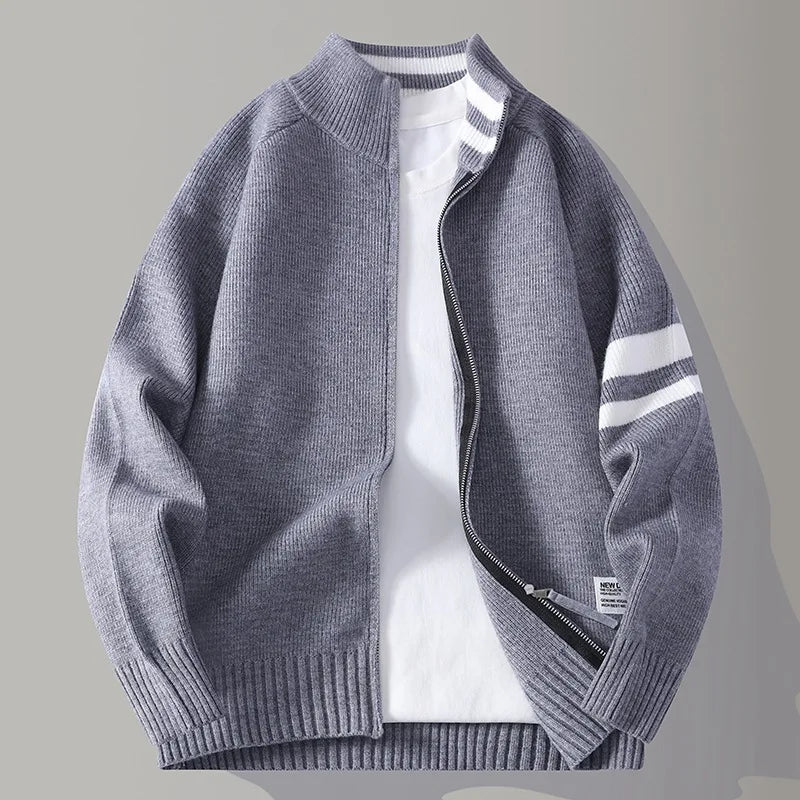 LAURENT MONACO | PULL ZIPPÉ EN TRICOT POUR HOMMES