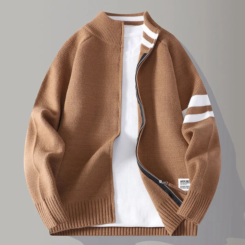 LAURENT MONACO | PULL ZIPPÉ EN TRICOT POUR HOMMES