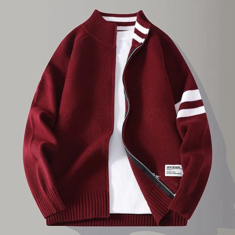 LAURENT MONACO | PULL ZIPPÉ EN TRICOT POUR HOMMES