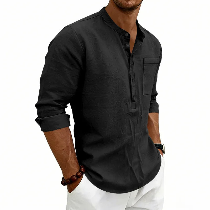 LAURENT MONACO | CHEMISE D'ÉTÉ CLASSIQUE POUR HOMMES