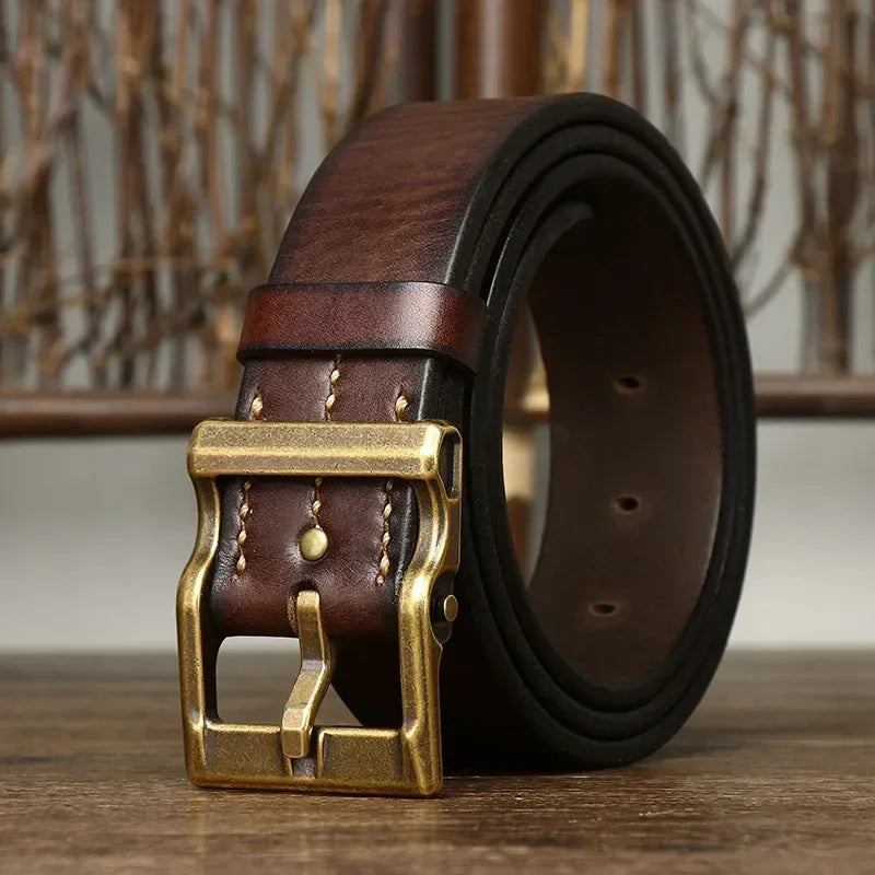 LAURENT MONACO | CEINTURE EN CUIR HERITAGE POUR HOMMES