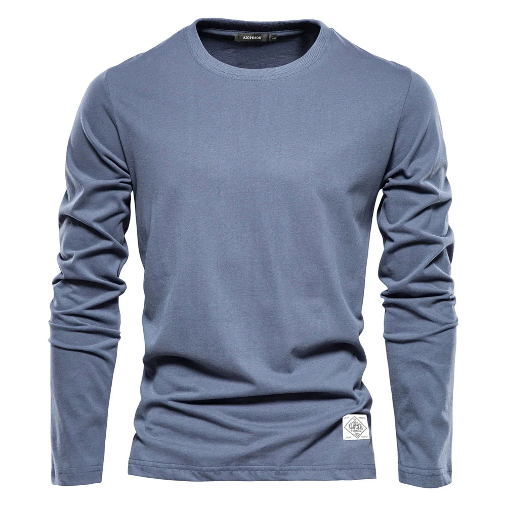 LAURENT MONACO | T-SHIRT ÉLÉGANT À MANCHES LONGUES POUR HOMMES