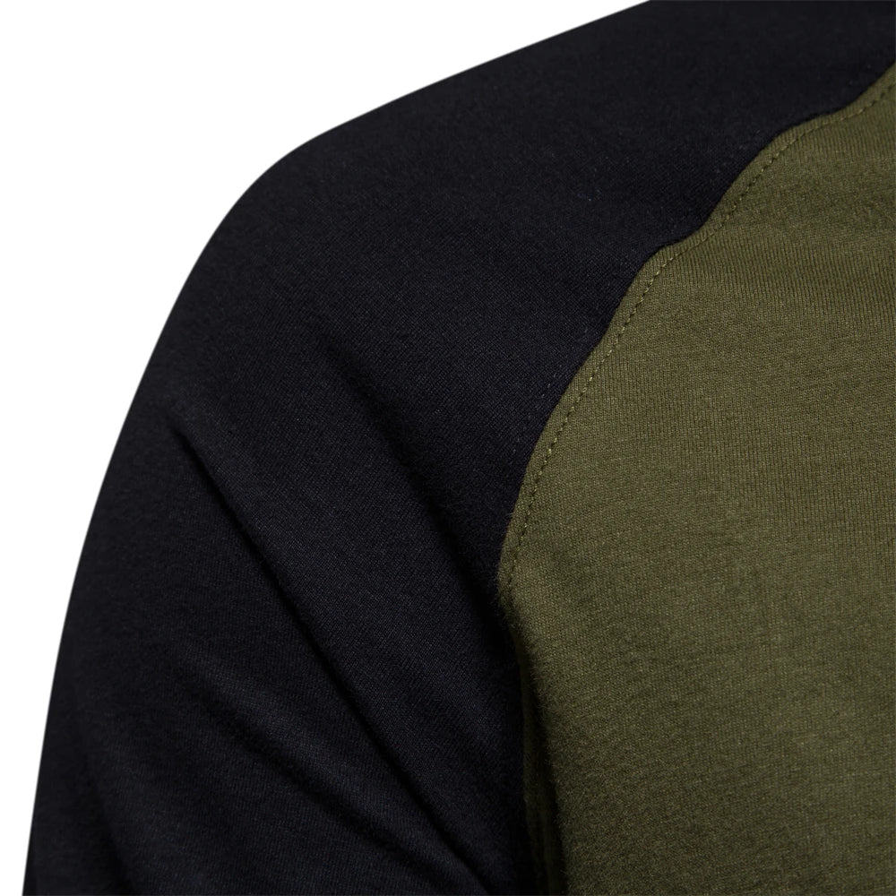 LAURENT MONACO | T-SHIRT CLASSIQUE RAGLAN À MANCHES LONGUES POUR HOMMES