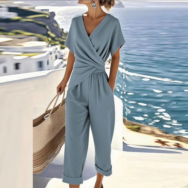 Carla™ Conjunto Elegante de Dos Piezas