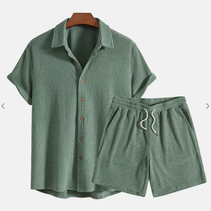 LAURENT MONACO | ENSEMBLE D'ÉTÉ TRICOTÉ POUR HOMMES