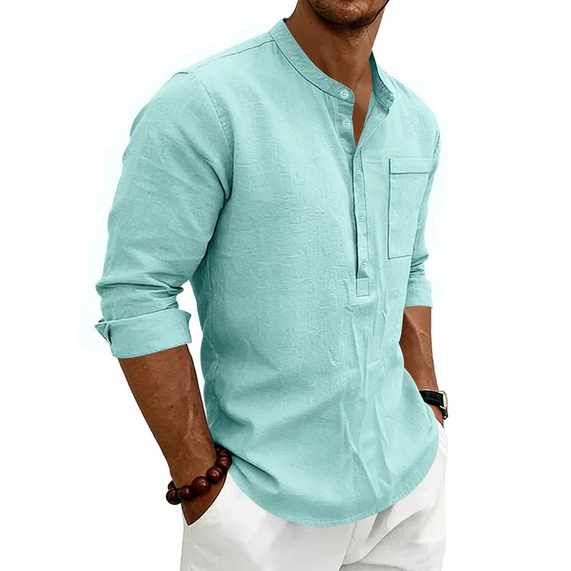 LAURENT MONACO | CHEMISE D'ÉTÉ CLASSIQUE POUR HOMMES