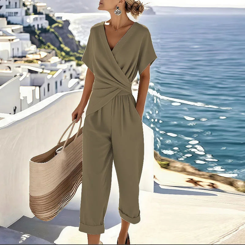 Carla™ Conjunto Elegante de Dos Piezas
