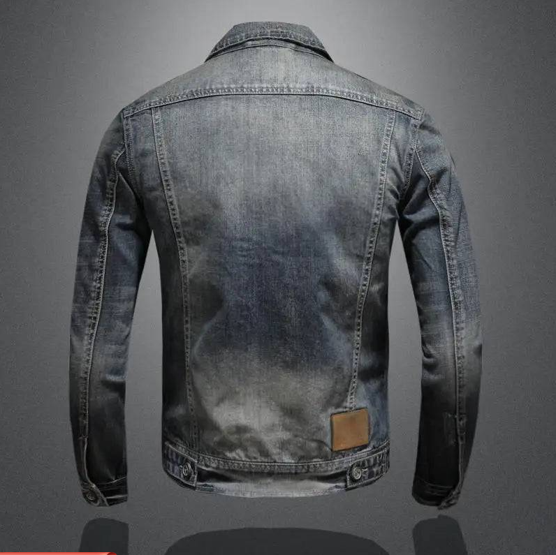LAURENT MONACO | VESTE EN DENIM ZIPPÉE POUR HOMME