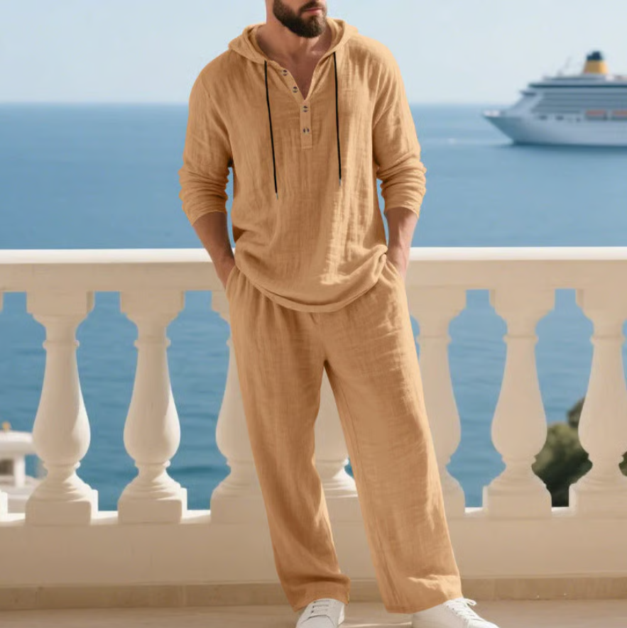 LAURENT MONACO | ENSEMBLE EN LIN POUR HOMMES
