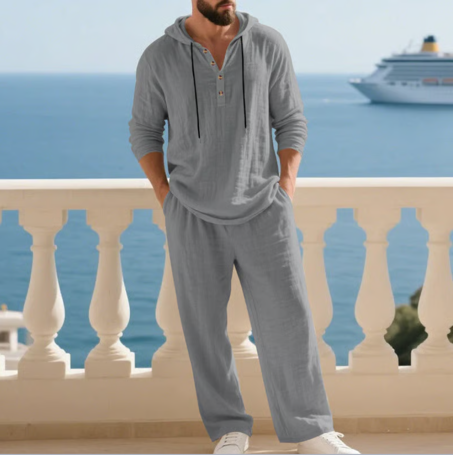 LAURENT MONACO | ENSEMBLE EN LIN POUR HOMMES