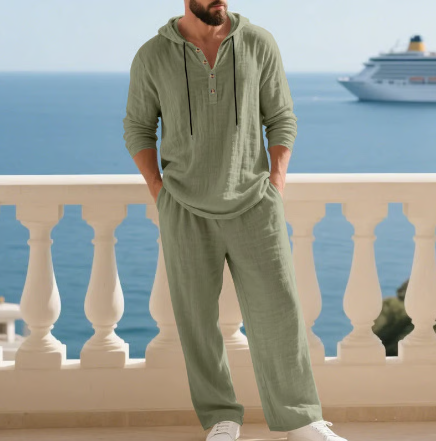LAURENT MONACO | ENSEMBLE EN LIN POUR HOMMES