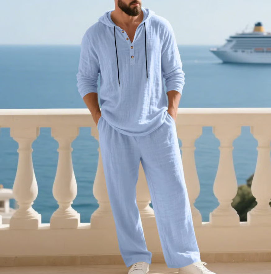 LAURENT MONACO | ENSEMBLE EN LIN POUR HOMMES